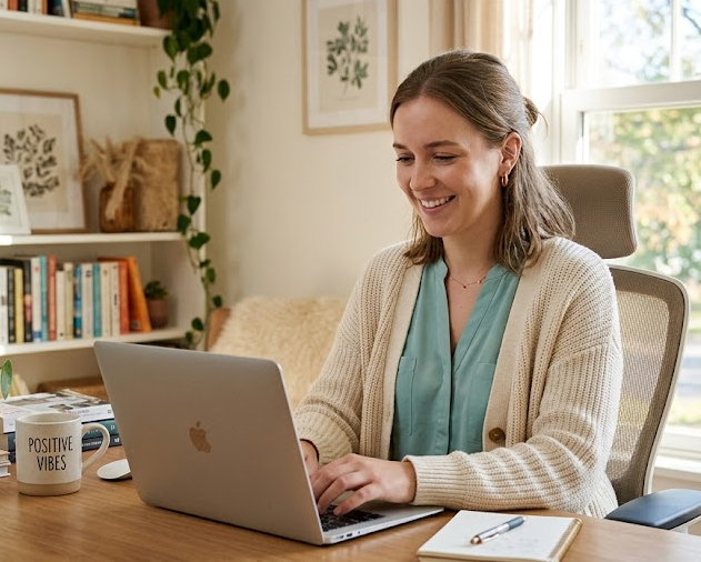 Person bei Entspannungsübung in der Natur, Österreich